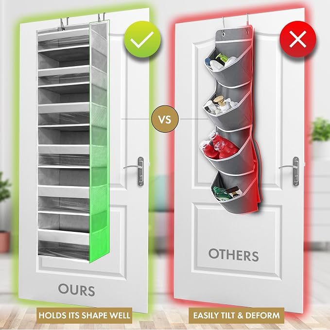 HOMELUX THEORY Over The Door Organizer Hanging - Image 5