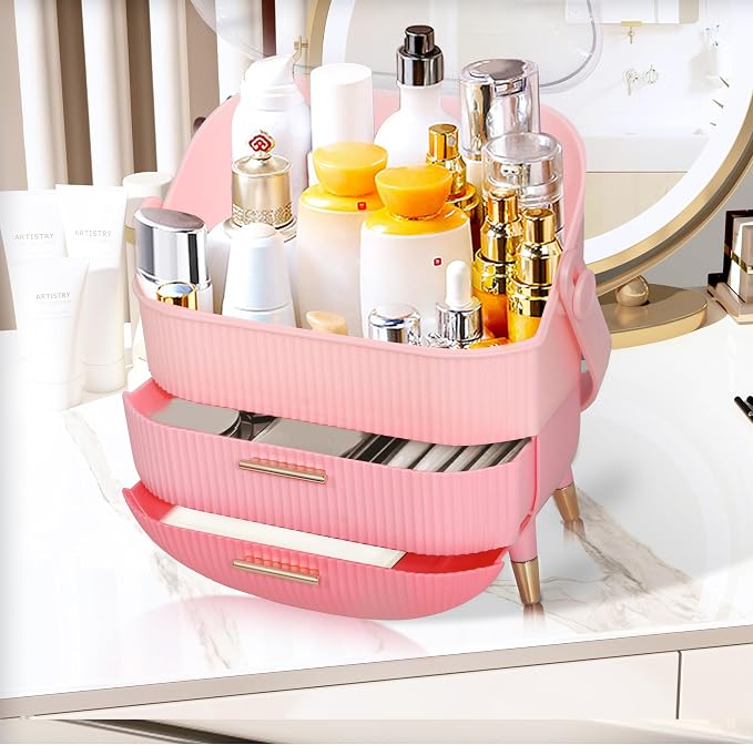 Teen Girls Gift Makeup Organizer, Skincare Organizer Jewelry Storage, Cosmetics - Image 3