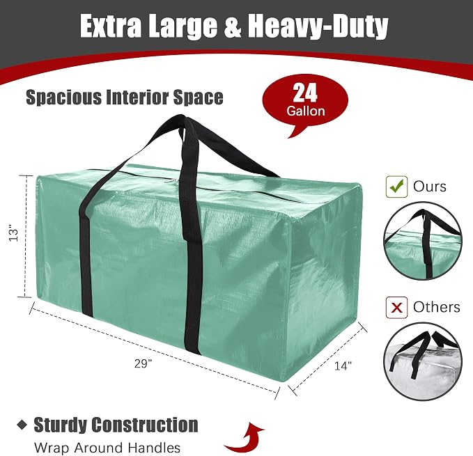 12 Pack Extra Large Moving Bags - Image 2