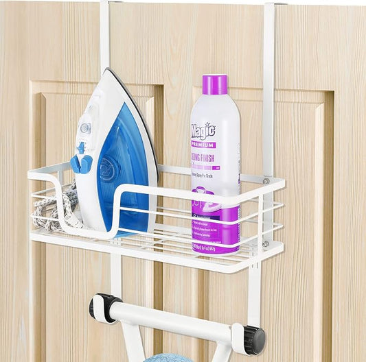 KES Ironing Board Hanger Over The Door, T-Leg Holder, by KES