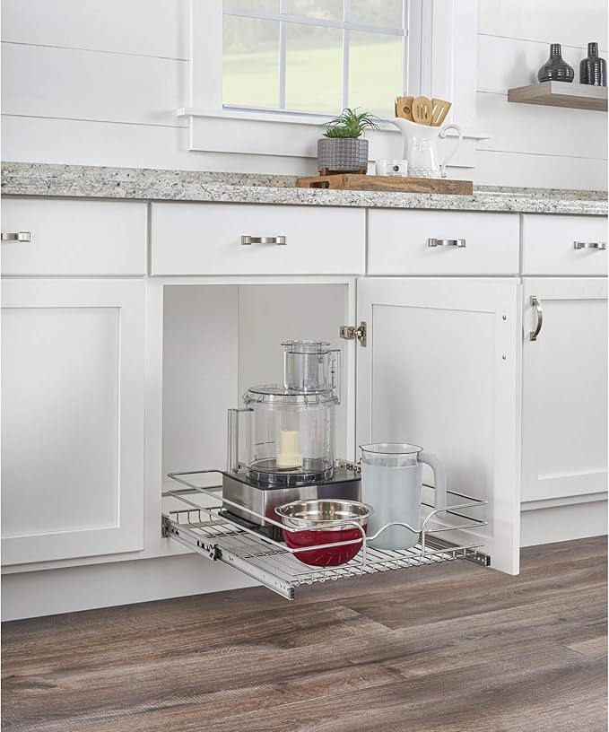 Rev-A-Shelf Kitchen Cabinet Pullout Shelf and Drawer Organizer Slide Out Pantry - Image 2