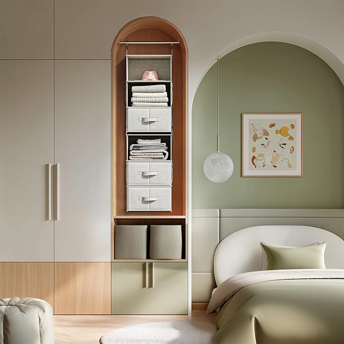 Vailando 6-Shelf Hanging Closet Organizer - Image 2
