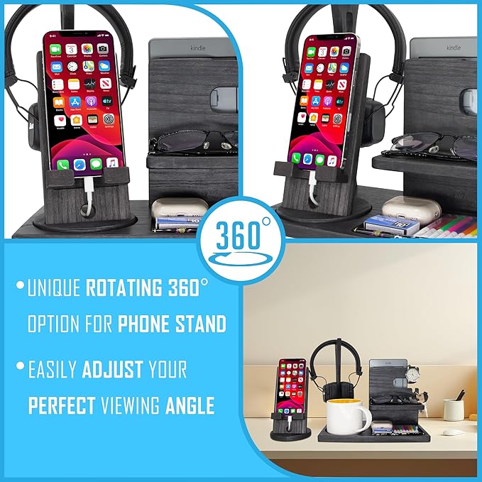 Gift for Men Nightstand Organizer - Image 5