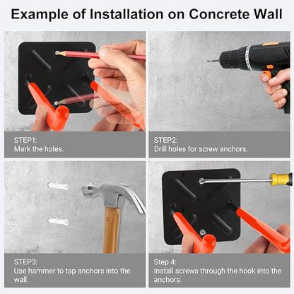 Steel Garage Storage Hooks Wall Tool Organizer, 10 Inch Garage Hook Heavy Duty - Image 5