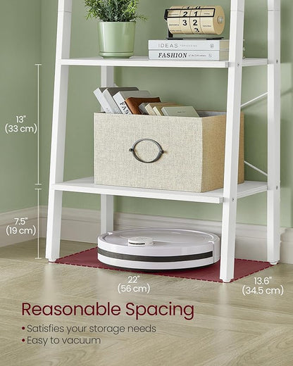 VASAGLE Ladder Shelf, 4-Tier Bookshelf, Storage Rack, Bookcase - Image 5