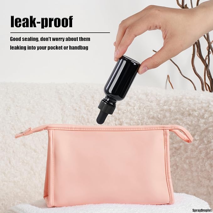 24 Pcs, 1oz Glass Dropper Bottle, Leakproof Tincture Bottles - Image 4