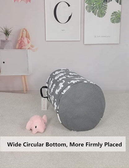 QUEENLALA Large Storage Basket, Laundry Hamper/Bathroom/Home Decor/Collapsible - Image 5