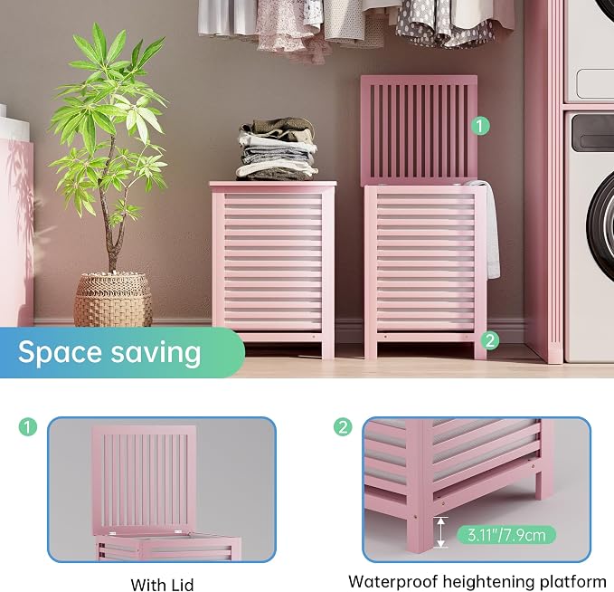 SMIBUY Double Laundry Hamper - Image 5