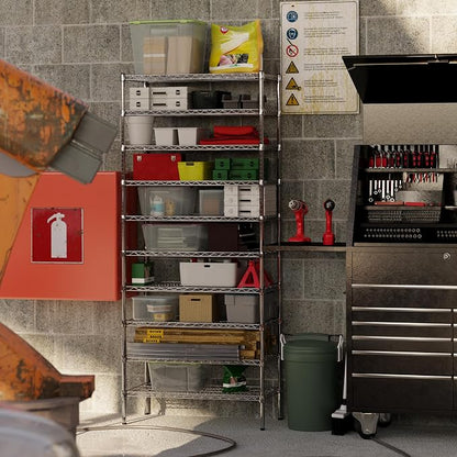 18" Deep x 36" Wide x 86" Height Wire Shelving Kit | 10-Tier | NSF Commercial - Image 5