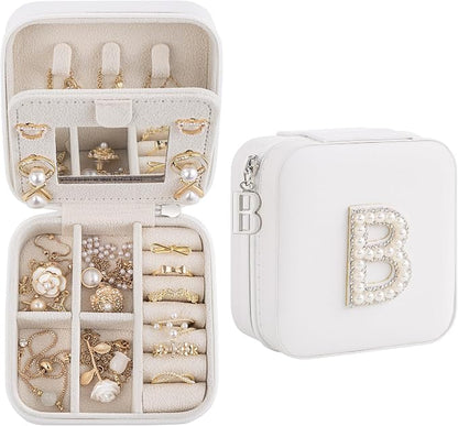 Birthday Gifts For Women, Initial Jewelry Box, Travel Jewelry Case, Gifts for by Unknown