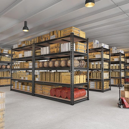 REIBII 48" W Garage Shelving 3020LBS Storage Shelves 5 Tier Heavy Duty Shelving - Image 7