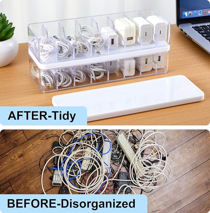 Tatuo 6 Pcs Cable Organizer Box - Image 6