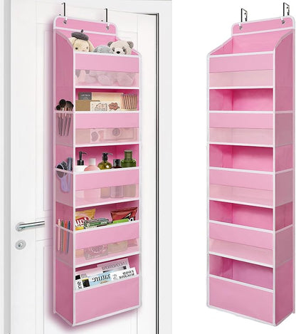Over Door Organizer with 5 Large Pockets, Heavy Duty Hanging Organizer Storage by TYMENSH