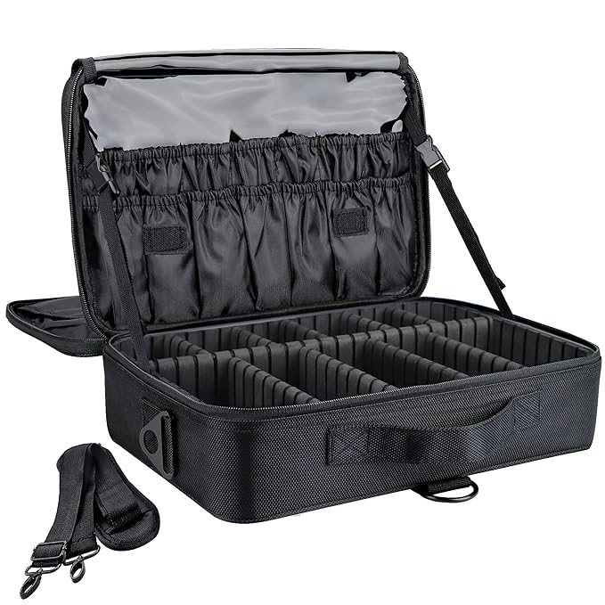 gzcz Travel Makeup Bag, Professional Cosmetic Bags by GZCZ