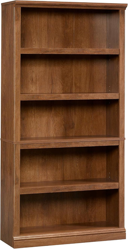 Sauder 5-Shelf Split Bookcase/ Book shelf, Oiled Oak finish by SAUDER%C2%AE