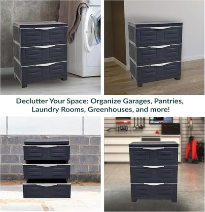 Sunnydaze 3-Tier Storage Cabinet - Image 5