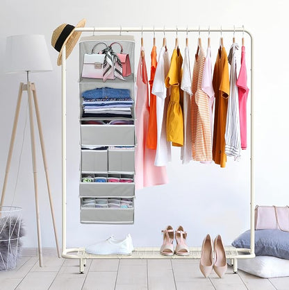 Simple Houseware 6 Shelf Hanging Closet Organizer - Image 6