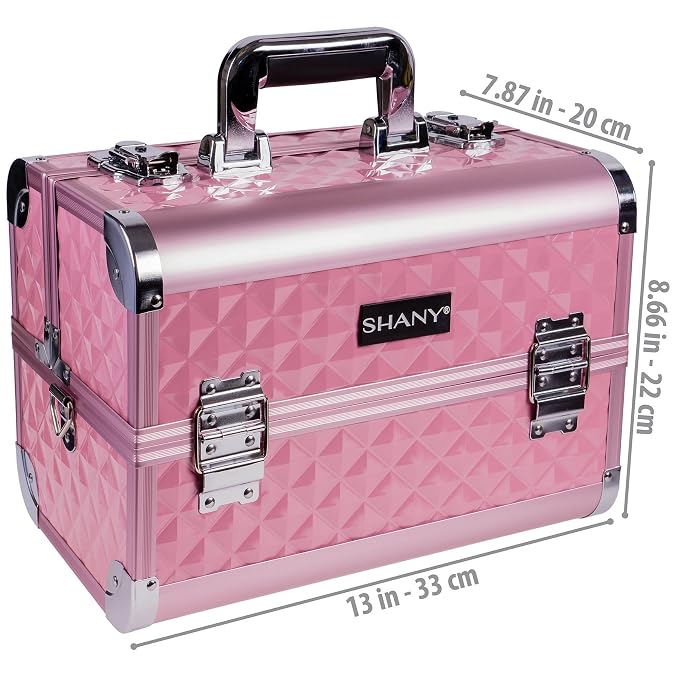 SHANY Premier Fantasy Professional Makeup Train Case Cosmetic Box Portable - Image 4
