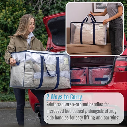 VENO 2 Pack Moving Bags and Large Christmas Storage Bins - Image 7