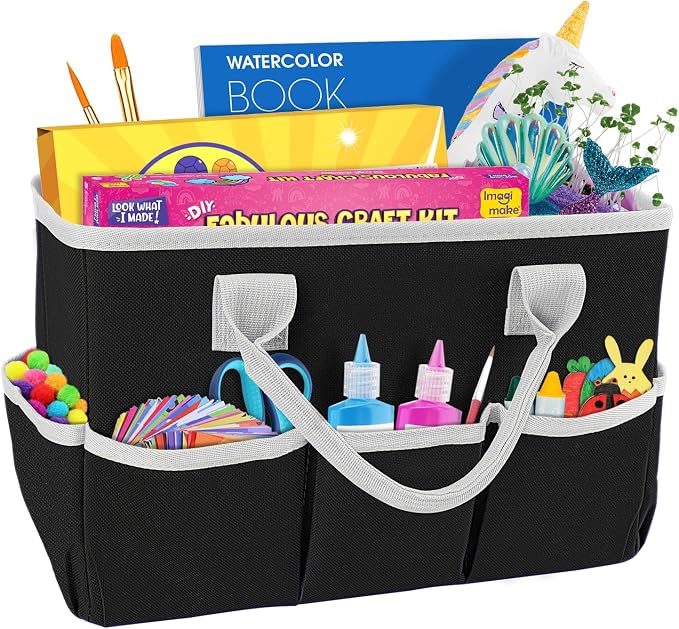 ZKOO Art Supply Storage Organizer Caddy, Craft Tote Bags by ZKOO