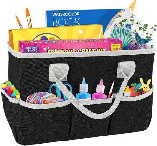 ZKOO Art Supply Storage Organizer Caddy, Craft Tote Bags by ZKOO