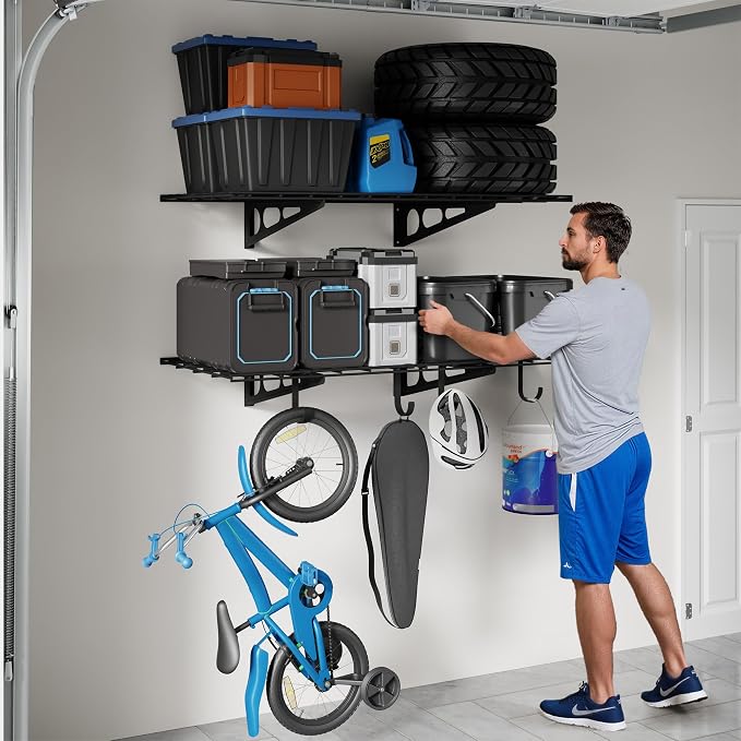FLEXIMOUNTS 2-Pack 2x4ft Garage Shelving - Image 7