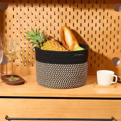 Small Basket for Organizing | Cube Shelf Closet Storage Baskets | 9.7×9.7×7.1” - Image 5