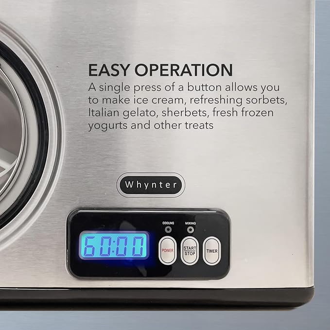 Whynter Ice Cream Maker Machine 1.6 Qt. Automatic - Image 5