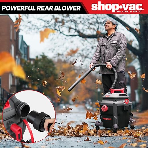 Shop-Vac 6 Gallon 5 Peak HP Wet/Dry Vacuum, Portable Shop Vacuum - Image 4