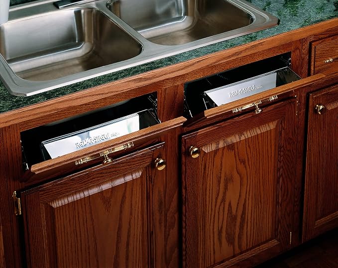 Rev-A-Shelf - 6541-13-52 - 13 in. Stainless Tip Out Sink Front Tray - Image 2