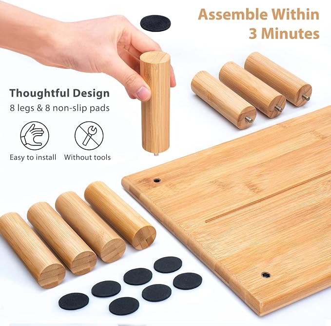 Dual Monitor Stand Riser with Drawer - Image 6