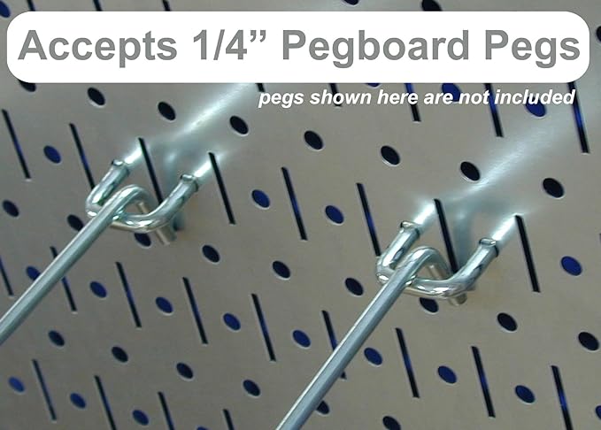 Wall Control Pegboard Organizer 4 ft. Metal Pegboard Standard Tool Storage Kit - Image 2