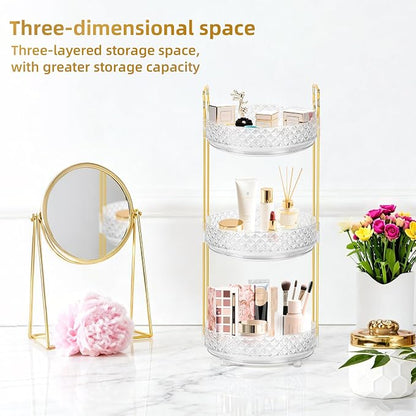 360 Rotating Rotating Makeup Organizer - Image 5