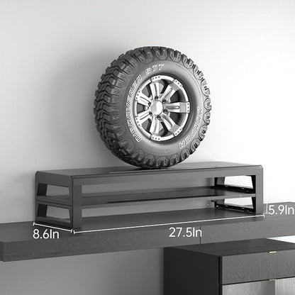 2-Tier Metal Computer monitor stand Laptop Desk Shelf & Monitor Riser ，27.55 - Image 4