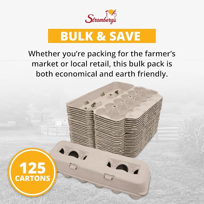 Stromberg's Jumbo Blank Egg Cartons, Bulk Pack - Image 4