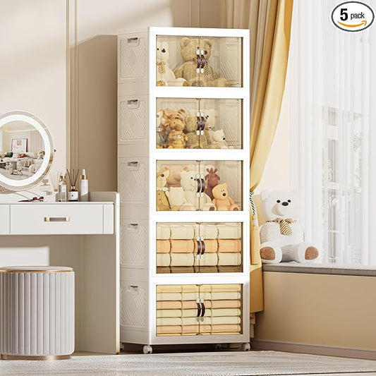 332 QT / 83 Gal Extra Wide Foldable Plastic Cabinet by Unknown