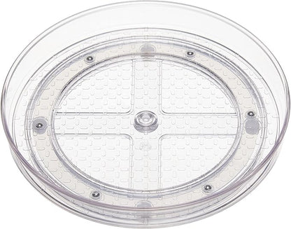 Amazon Basics Clear Lazy Suzan Turntable Organizer by AmazonBasics