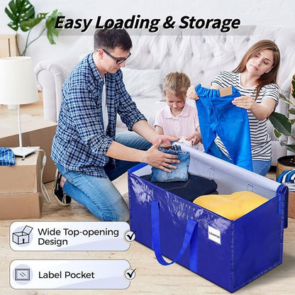 8 Pack Extra Large Heavy Duty Moving Bags, Reinforced Handles & Heavy-Duty - Image 5