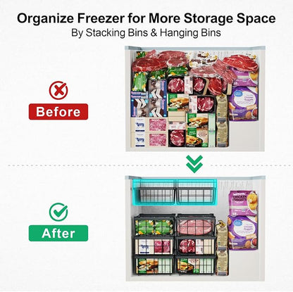 iSPECLE Large Chest Freezer Organizer Bins - Image 7