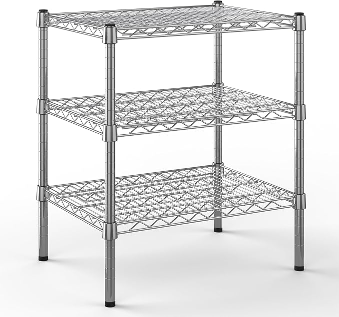 18" Deep x 24" Wide x 27" Height Wire Shelving Kit | 3-Tier | NSF Commercial by Regal+Altair