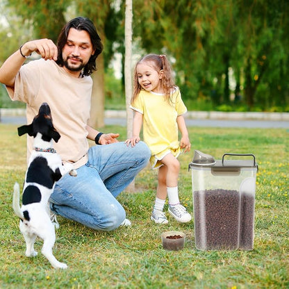 Large Spout Pet Food Storage Container, 10LBS Meter Dispenser - Image 7