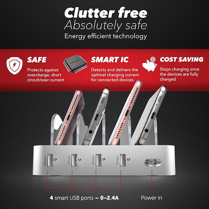 4 Port USB Charging Station - Image 5