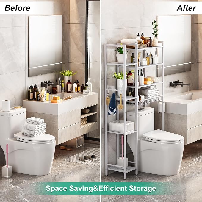8-Tier Over The Toilet Storage - Image 8