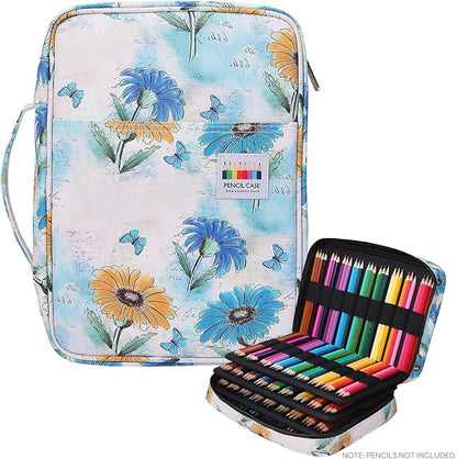 JAKAGO 220 Slots Colored Pencil Case Large Capacity Pen Holder by JAKAGO