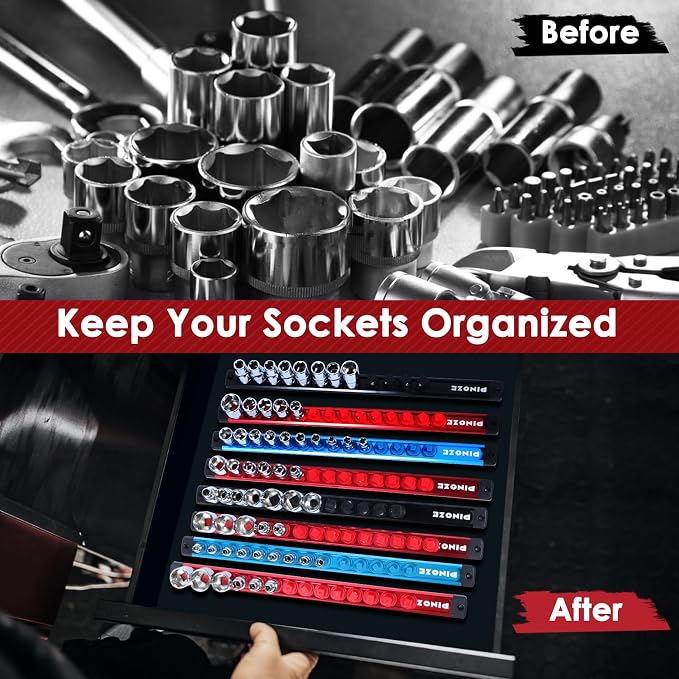 3/8" Magnetic Socket Holder Organizer - Image 7