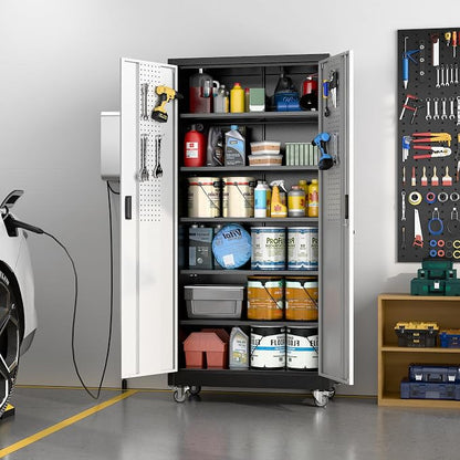 Aobabo Garage Metal Storage Cabinet - Image 2