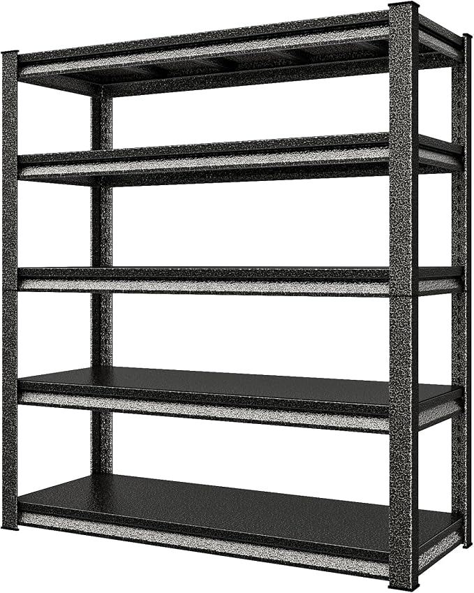 48" W Garage Shelving Heavy Duty, 3000LBS Loads Garage Storage Shelves Heavy - Image 6