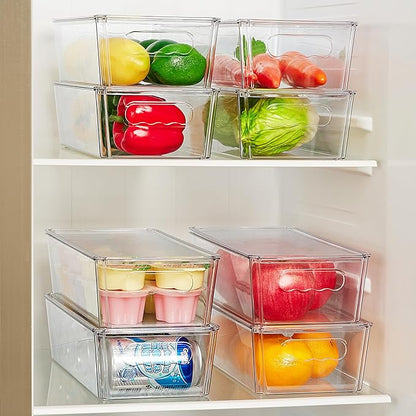 Vtopmart 12pcs Clear Organizers and Storage Bins - Image 3