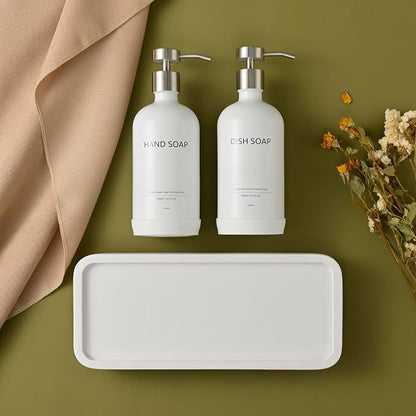 Bathroom Tray for Counter, Vanity Tray, Soap Dispenser Tray for Kitchen Sink - Image 5