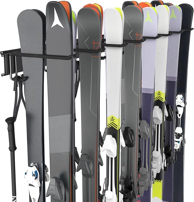 Ultrawall Ski Rack, Wall Mounted Ski Storage - Image 4